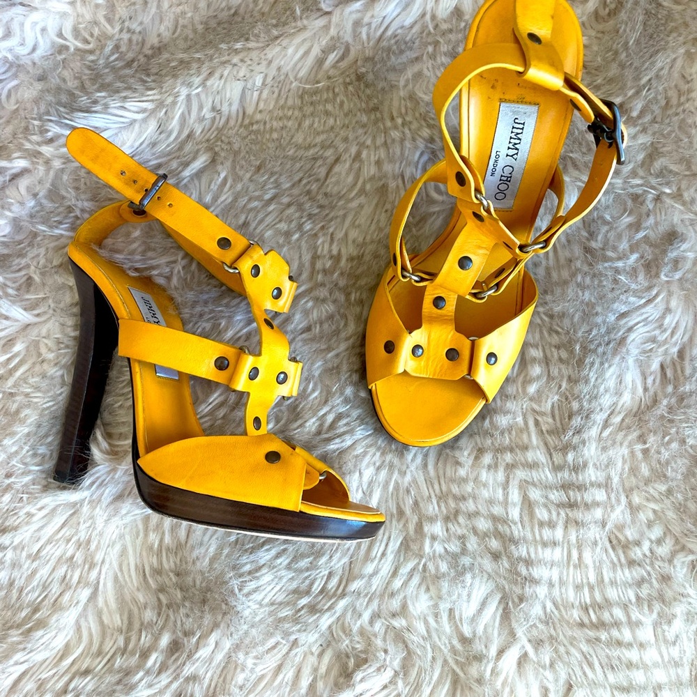 Jimmy Choo Yellow Heels